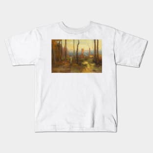 The Mill Stream, Montclair, New Jersey by George Inness Kids T-Shirt